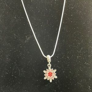 😀 NECKLACE 18” NWOT Hand Crafted by Myself June 2022 Floral Beauty